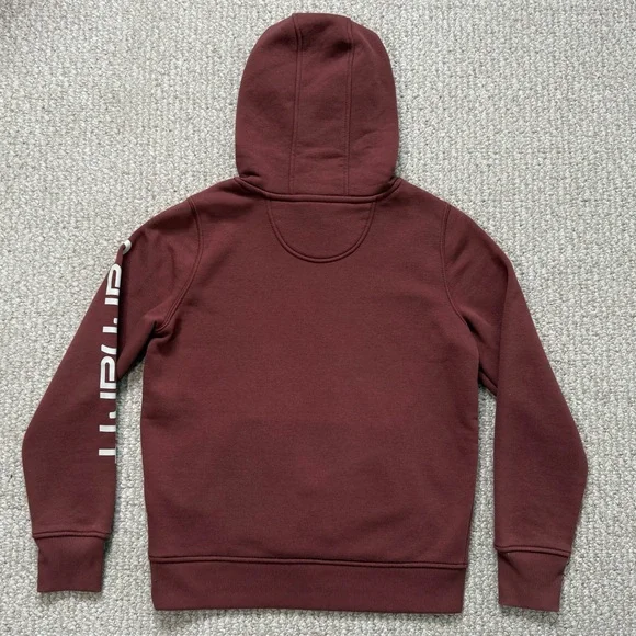 Women’s Carhartt Burgundy Hoodie - Picture 6 of 6